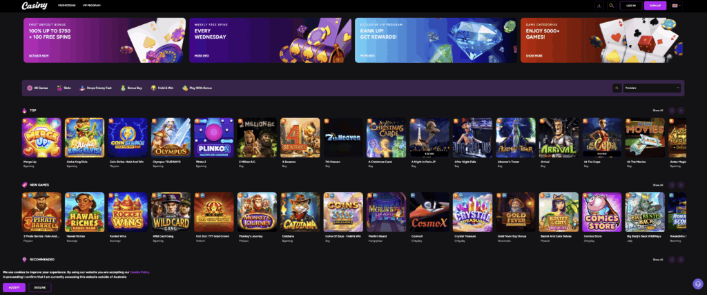 Discover the Exciting Casiny Casino No Deposit Bonus 19